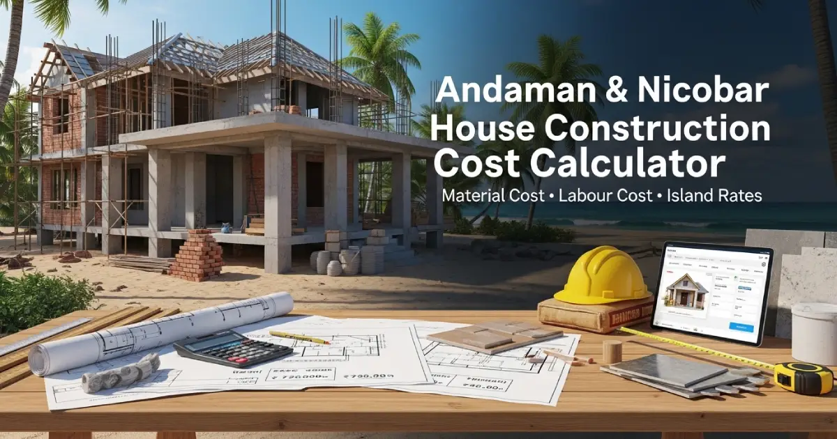 Andaman & Nicobar House Construction Cost Calculator 2026