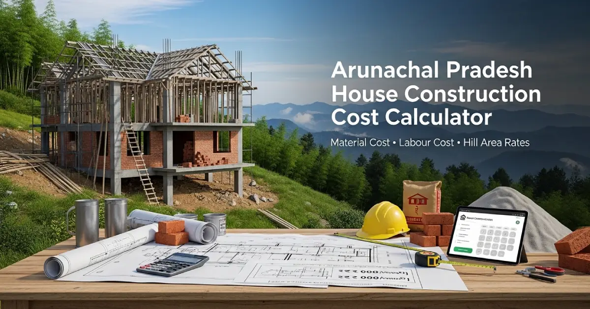 Arunachal Pradesh House Construction Cost Calculator 2026