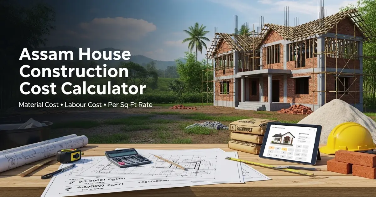 Assam House Construction Cost Calculator 2026