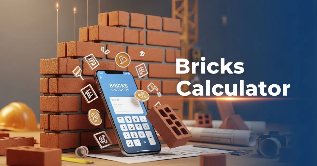 ईंट कैलकुलेटर: दीवार लागत व सामग्री अनुमान टूल