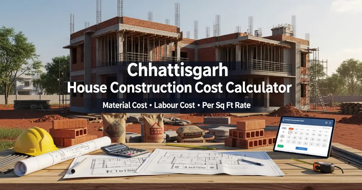 Chhattisgarh House Construction Cost Calculator 2026