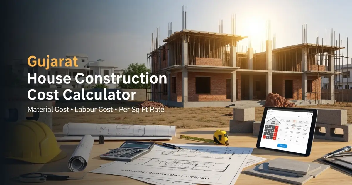 Gujarat House Construction Cost Calculator 2026