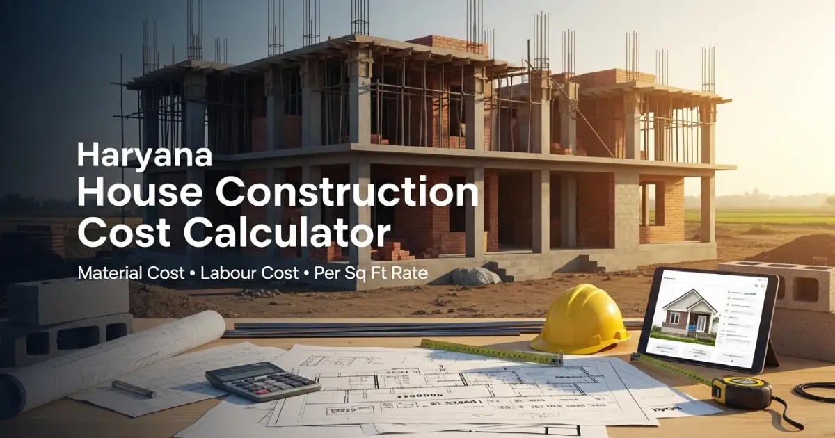Haryana House Construction Cost Calculator 2026
