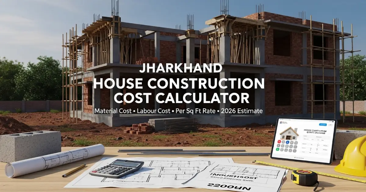 Jharkhand House Construction Cost Calculator 2026