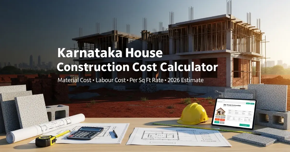 Karnataka House Construction Cost Calculator 2026