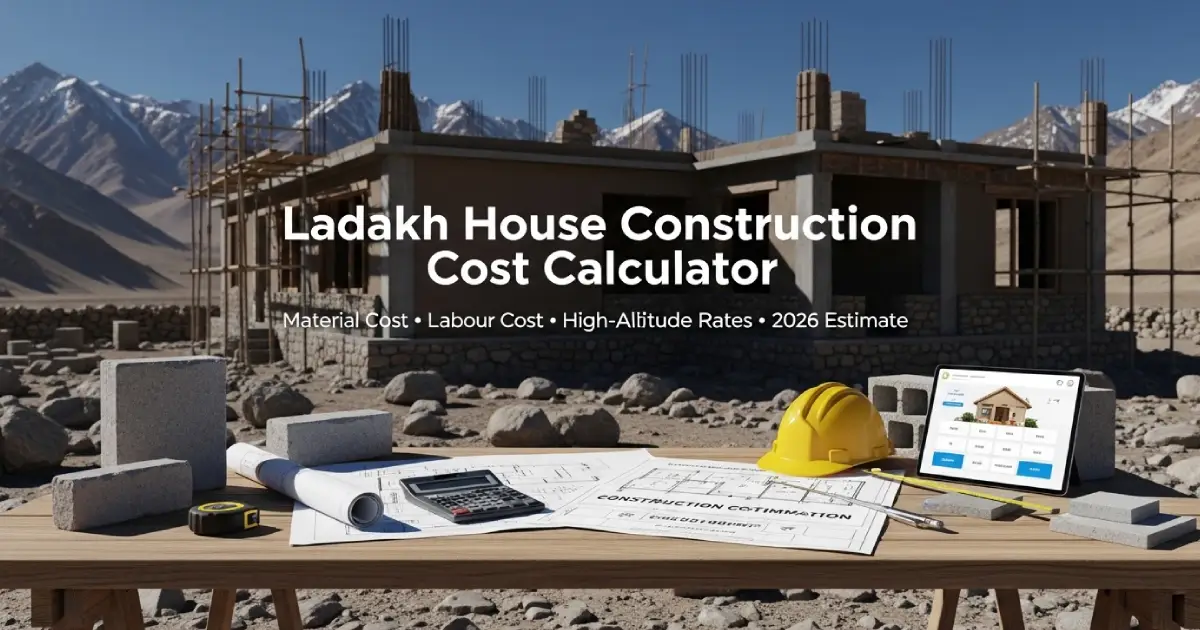 Ladakh House Construction Cost Calculator 2026