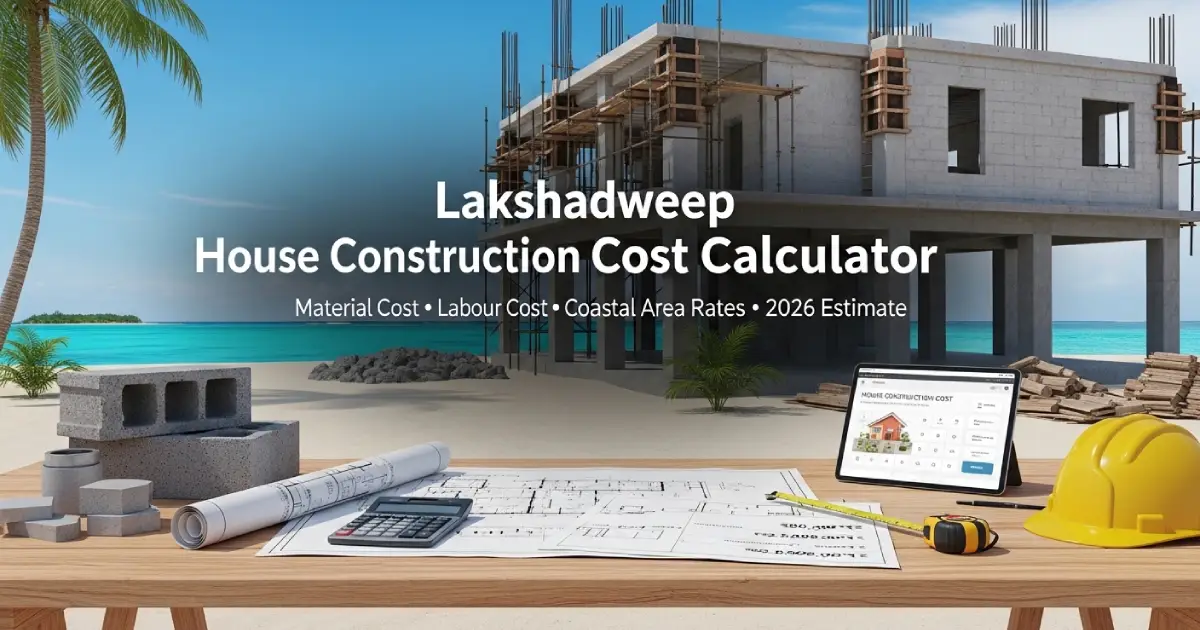 Lakshadweep House Construction Cost Calculator 2026