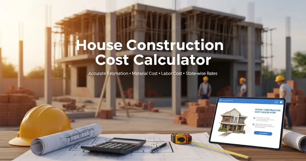 House Construction Cost Calculator India | Per Sq Ft