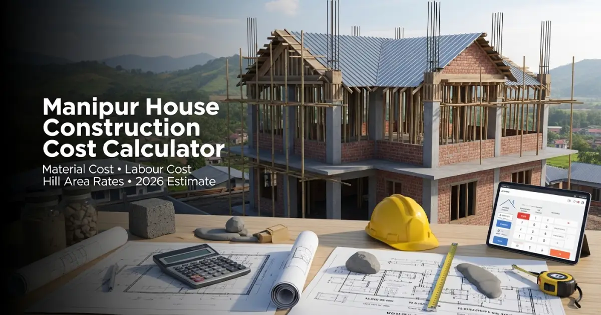 Manipur House Construction Cost Calculator 2026
