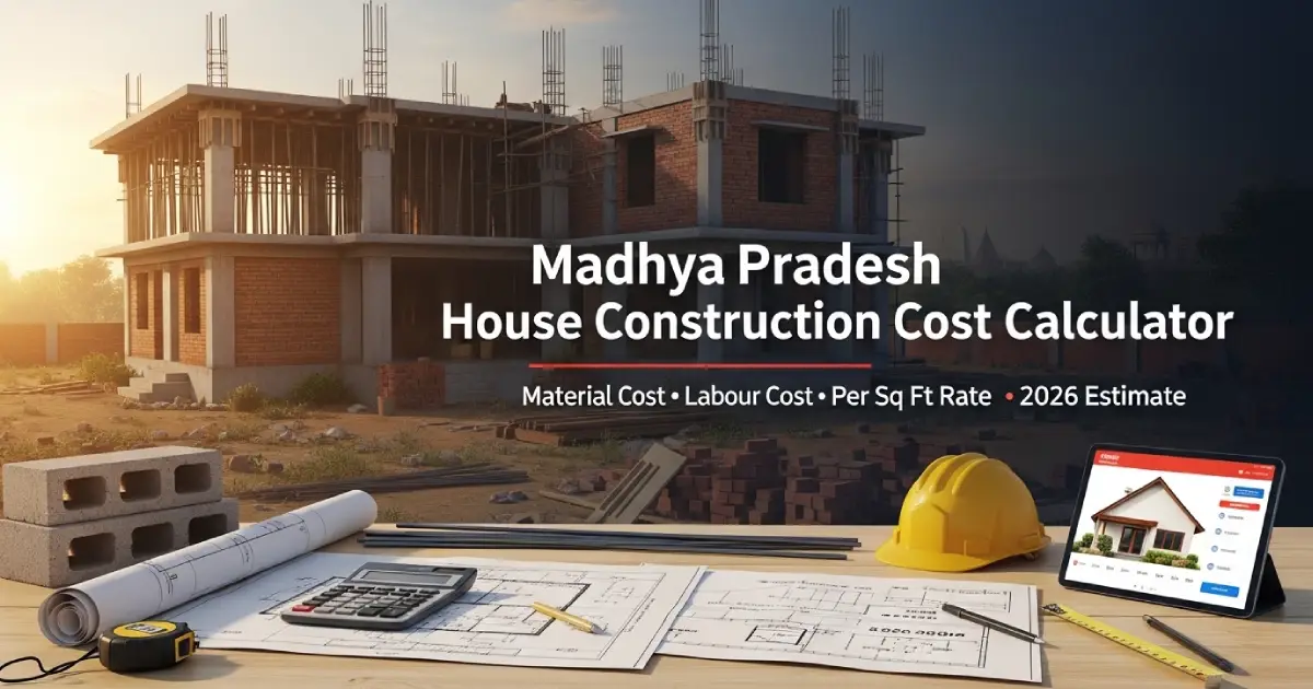 Madhya Pradesh House Construction Cost Calculator 2026
