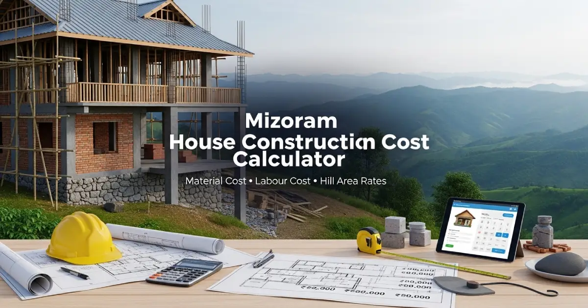 Mizoram House Construction Cost Calculator 2026