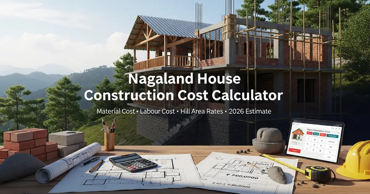 Nagaland House Construction Cost Calculator 2026
