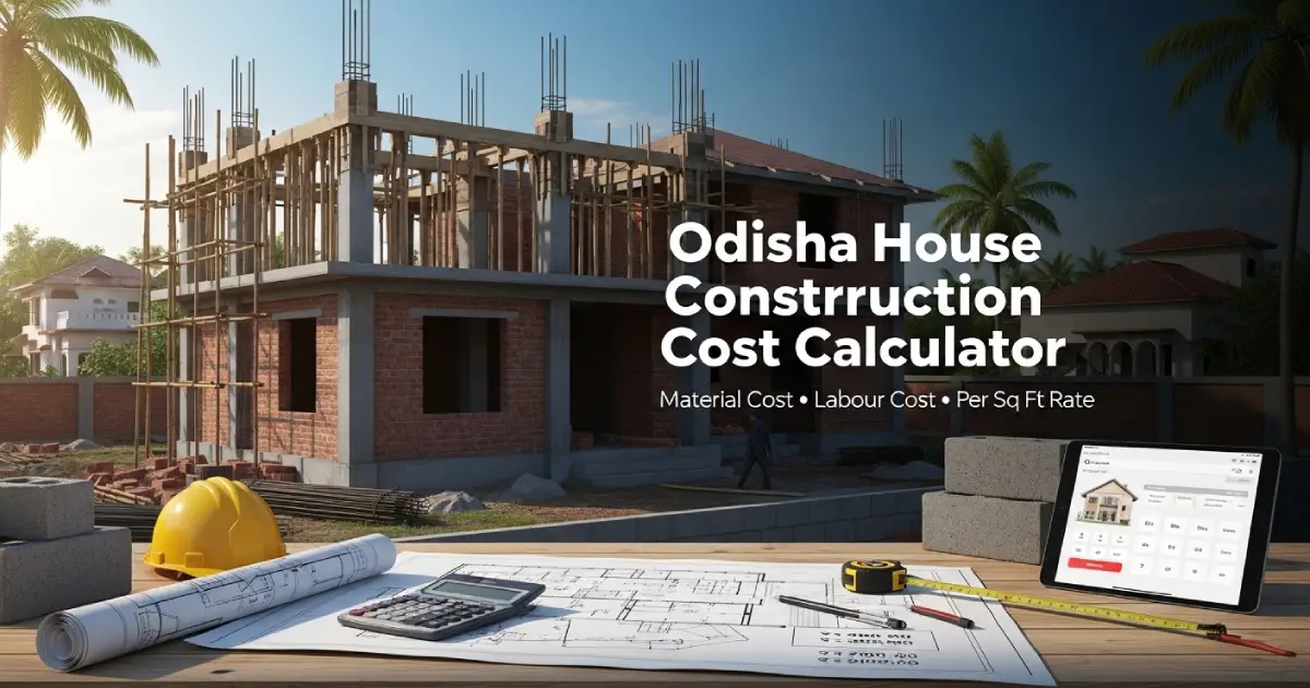 Odisha House Construction Cost Calculator 2026