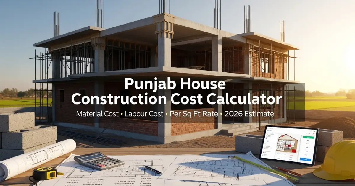 Punjab House Construction Cost Calculator 2026