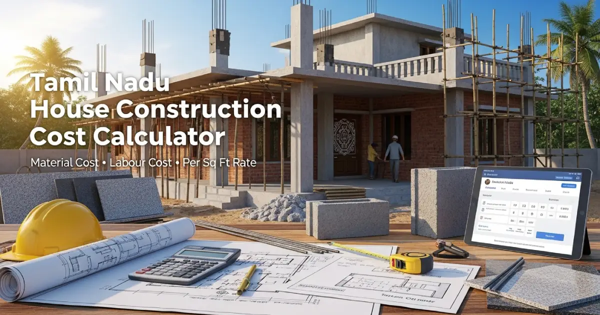 Tamil Nadu House Construction Cost Calculator 2026