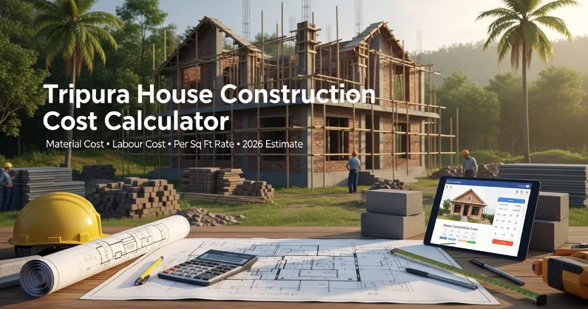 Tripura House Construction Cost Calculator 2026