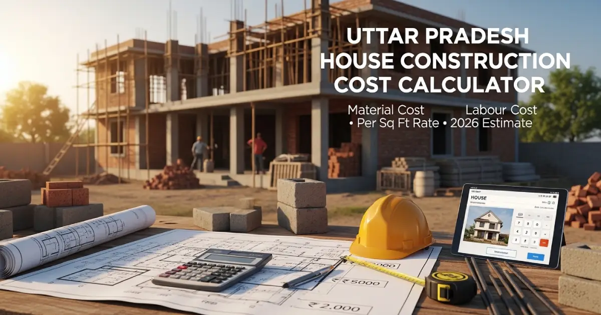 Uttar Pradesh House Construction Cost Calculator 2026