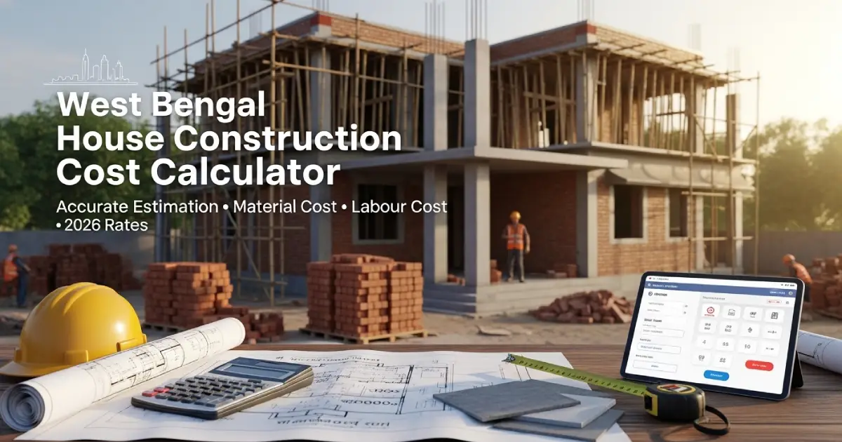 West Bengal House Construction Cost Calculator 2026